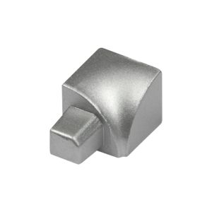 Hoekstuk Inwendig Kwartrond Aluminium Zilver Geanodiseerd  - I-FVGS