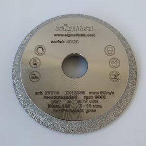 Sigma diamantfreesschijf Art.72V10S / 10 mm