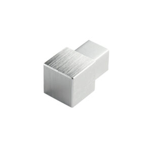Hoekstuk Quadro Aluminium Zilver Hoogglans Geanodiseerd Geborsteld