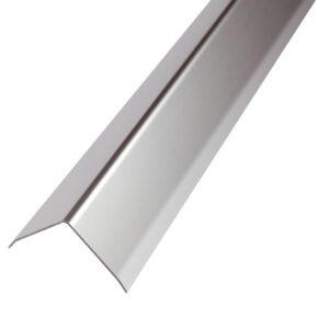 Hoekbeschermingsprofiel RVS V2A 3-voudig Gekanteld Mat/Glad