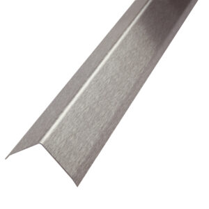 Hoekbeschermingsprofiel RVS V2A 3-voudig Gekanteld Geborsteld