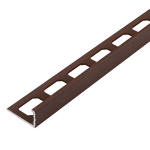 Tegelprofiel Haaks Aluminium Stuctuur Terrabruin