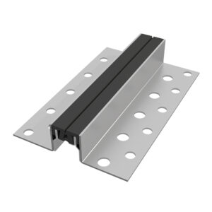 Dilatatieprofielen RVS V2A met Zwart EPDM-inzetstuk Geribbeld