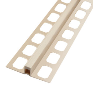 Dilatatieprofiel van hard-zacht-pvc Beige Zichtbare Breedte 8 mm