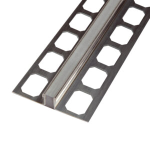 Dilatatieprofiel RVS V2A met Grijs EPDM-inzetstuk
