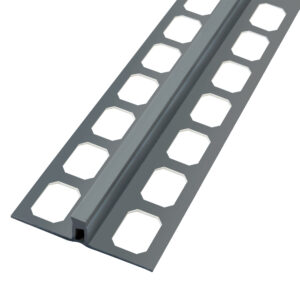 Dilatatieprofiel van hard-zacht-pvc Donkergrijs Zichtbare Breedte 5 mm