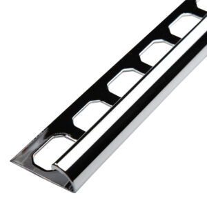 Tegelprofiel Kwartrond RVS V2A Chroom-look