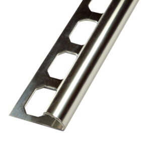 Tegelprofiel Kwartrond RVS V2A Hoogglans Geanodiseerd