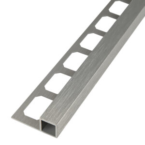 Tegelprofiel Quadro Aluminium Titanium Hoogglans Geanodiseerd Geborsteld