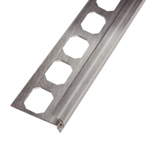 Trapprofiel RVS V2A Geborsteld met Florentiner-Design