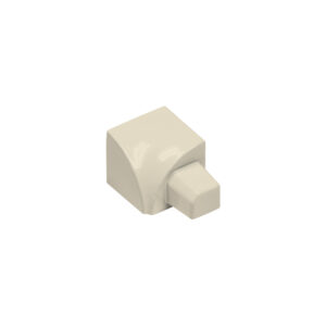 Hoekstuk Inwendig Kwartrond Aluminium Gepoedercoat Pergamon