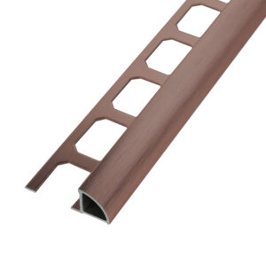 Tegelprofiel Kwartrond Aluminium Koper Hoogglans Geanodiseerd Geborsteld