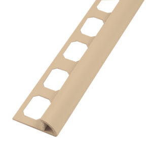 Tegelprofiel Kwartrond Pvc Beige