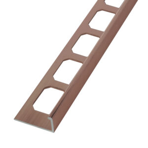 Tegelprofiel Haaks Aluminium Koper Hoogglans Geanodiseerd Geborsteld